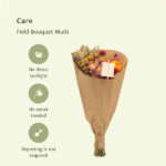 Suszone kwiaty Field Bouquet Multi - Ø15 - ↨35cm - obrazek 3