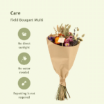 Suszone kwiaty Field Bouquet Multi - Ø20 - ↨50cm - obrazek 3