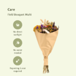 Suszone kwiaty Field Bouquet Multi - Ø25 - ↨60cm - obrazek 3